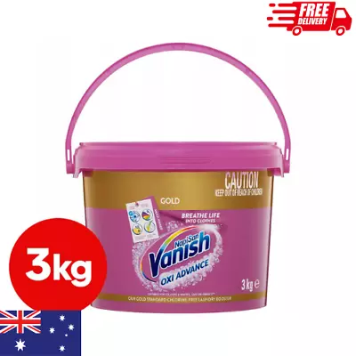 Vanish NapiSan Gold Oxi Advance Stain Remover & Laundry Booster Powder 3kg • $52.99