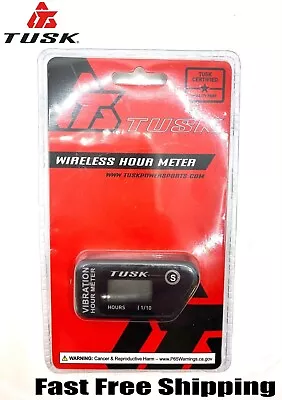 Tusk Wireless Vibration Hour Meter ATV Motorcycle UTV Dual Sport Adventure Bike • $20.94