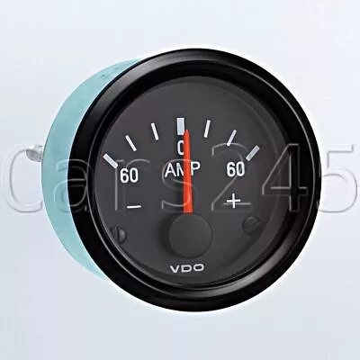 VDO Ammeter Auxiliary Instrument -60 +60 Amps 190-037-002G • $60.66