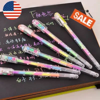 Creative Highlighters Gel Pen School Office Supplies Cute Gift US~ • $1.99