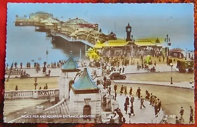 £3.99 • Buy Brighton Pier & Aquarium Entrance Vintage Postcard From 1960