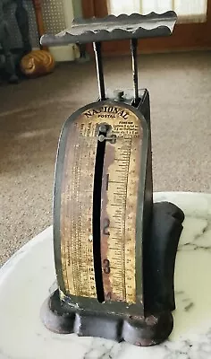 Antique National Postal Scale Pelouze Mfg. Co.Chicago Patented 1886 -  1903 • $24.99