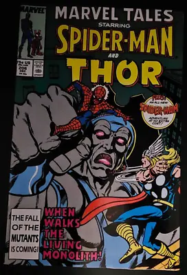 MARVEL TALES Starring SPIDER-MAN # 206 1987 RAW Reprint: Marvel Team Up #70 • $14.99