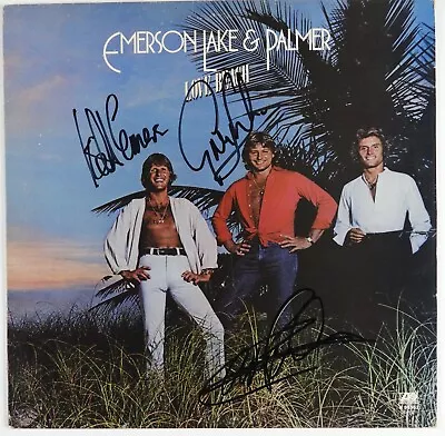 Emerson Lake & Palmer JSA Signed Autograph Album Record Vinyl Love Beach Fully • $499.99