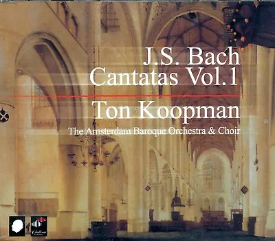 Js Bach - Cantatas - Volume 1 - Amsterdam B Orch & Choir/ton Koopman - 3cd 1995 • £5.99