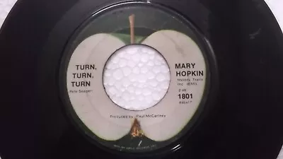 MARY HOPKINS 1801  RARE SINGLE 7  45 ENGLAND Record G+ • $99