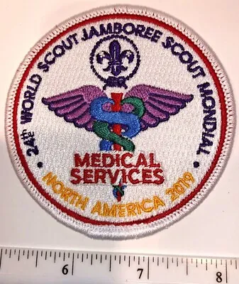 2019 Medical Services Staff IST Round Badge Patch 24th World Scout Jamboree  • $2.99