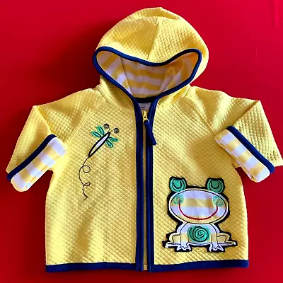 Hanna Andersson Cute-Comfy Yellow  ZIP UP JACKET  6-12 Months. Great Gift Idea! • $25.98