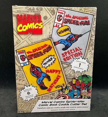 2011 William Sonoma Marvel Comics Spider Man Cookie Cutter Set Brand New • $15.95