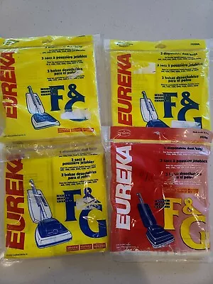 Lot Of 4 (3 Packs) Genuine Eureka Type F & G Vacuum Cleaner Dust Bags  • $16.70