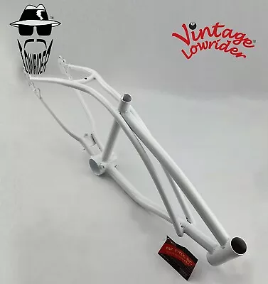 VINTAGE LOWRIDER 20  Bicycle HEAVY-DUTY Steel Frame WHITE. • $127.79