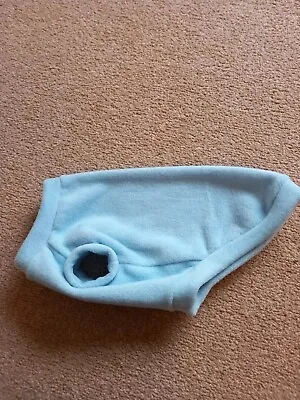 Dachshund Dog Coat Jumper Polar Fleece Anti Pil Baby Blue Back 13  / 32.5cm  • £8.99