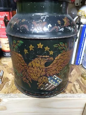 Vintage Hand Painted MILK CAN-4 QTS. • $39.99