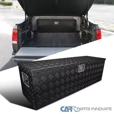 Fits 49  Heavy Duty Black Aluminum Tool Box Truck Storage+Handle+Lock+Key • $164.95