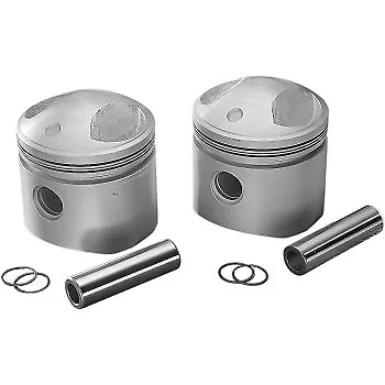 Harley Shovelhead Panhead 80   1340 Cc Piston Pistons + .040 Wrist Pins Clips • $54.95