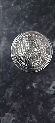 2020 Queens Beasts White Horse Of Hanover 2oz Fine Silver Coin 999.9 Bullion • £51