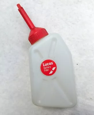 Vintage Nos Lucas Motorcycle Distilled Water Dispenser Battery Filler Triumph • $29.99