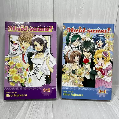 Maid-sama ! Volume 1 - 4 By Hiro Fujiwara Manga Graphic Novels Two In One • $24.98