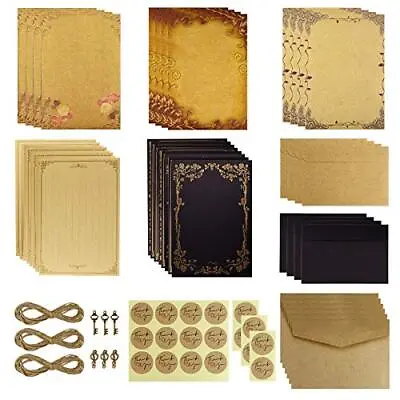 Vintage Stationary Paper And Envelopes Set Aged Paper Writing Paper Stationery • $12.47