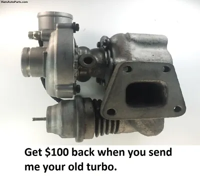 $299 VW 1.6 Diesel Jetta Golf Rabbit 79-94 K14 Turbo Turbocharger Rebuilt 1.9 • $399