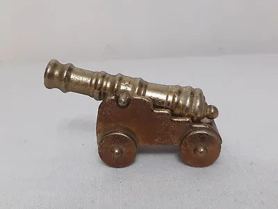 Vintage Field Artillery Cannon Metal Military War Gun Model Figurine Miniature • £15.50