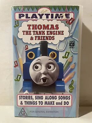 VINTAGE Thomas The Tank And Friends VHS Playtime Stories Songs 1997 VGC RARE • $49.99