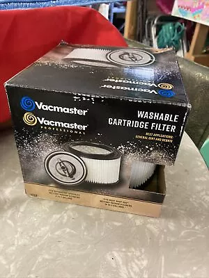 $20 • Buy Vacmaster 4 To 5 Gallon Washable Cartridge Filter & Retainer VFCF Free Shipping