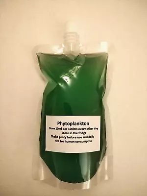 Live 300ml Phytoplankton For Marine Aquarium For Corals Rotifers  Copepods. • £5.99