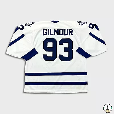 Vintage 90s CCM Doug Gilmour Toronto Maple Leafs Signed Hockey Jersey • $199.74