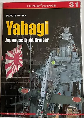 Kagero Top Drawings 7031 Yahagi Japanese Light Cruiser By Mariusz Motyka • $17