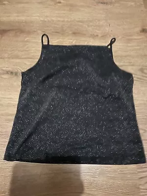 Ladies Clothes Black Top Marks And Spencer Size 14 • £3