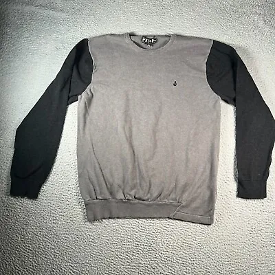 Volcom Shirt Men's XL Gray Long Sleeve Stretch Classic Fit Skater Surfer Sweater • $11.16