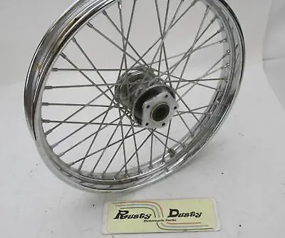 Harley Davidson 40 Spoke Front Single Disc Wheel DID 21  X 2.15  43662-80B • $124.99