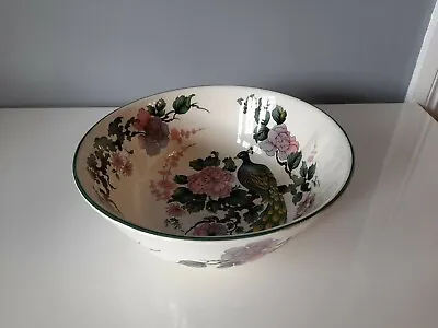 A Myott Meakin EXOTIC GARDEN Bowl - Large Crack • £2