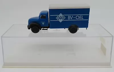 Rare BREKINA HO 1/87 TRUCK MAGIRUS-DEUTZ MERKUR TRUCK BV OEL ARAL #4210 IN BOX • $17.27