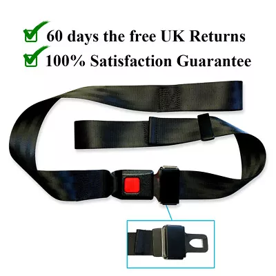Wheelchair Safety Lap Seat Belt Ambulance Stretcher Restraint Strap With Loops • £20.89