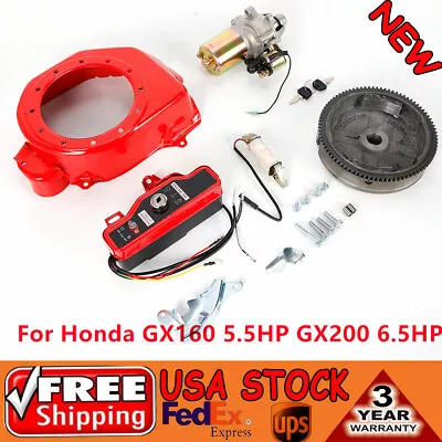 Electric Start Kit Fit For Honda GX160 5.5HP GX200 6.5HP Electric Start Motor US • $72