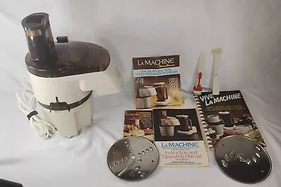 Vintage Moulinex La Machine Food Processor354 Vegetable Chef Manual Accessories • $35.16