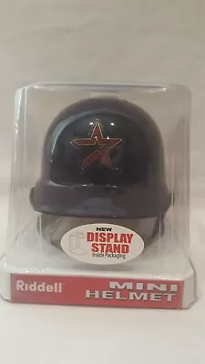 Mlb Houston Astros Riddell Mini Baseball Helmet With Display Stand Nos 2008 • $49.99