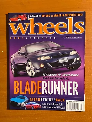 Wheels Magazine - Yearbook 2001 - Skyline GT-R - HSV Maloo 350kW • $14.90