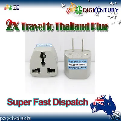 $12.99 • Buy 2x Power Plug Australia Travel To China, Japan, Thailand, Mexico Adapter 