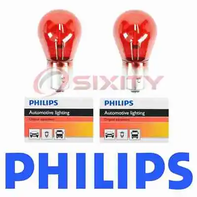 For Saab 9-3 9-3X PHILIPS 2 Pc Brake Light Bulbs 2008-2011 Sc • $11.28