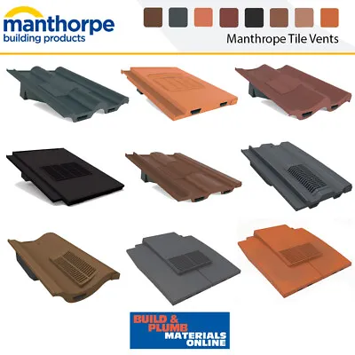 £28.99 • Buy Manthorpe Roof Tile Vents * Roof Ventilation *  Tile Vent * Accessories Options 