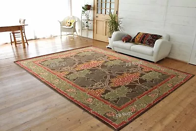 $169 • Buy William Morris Design Old Antique Style Handmade Traditional Woolen Area Rugs