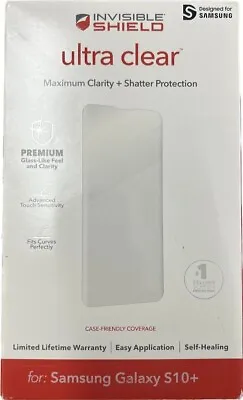 Zagg Invisible Shield Ultra Clear Screen Protector For Samsung Galaxy S10 Plus • $9.99