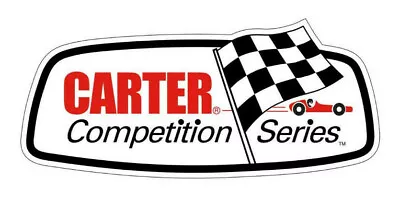 CARTER COMPETITION SERIES CARBURETOR Racing Decal / Sticker Die Cut • $8.41