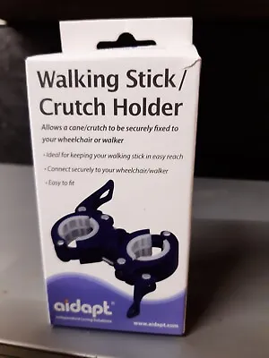 Aidapt Walking Stick And Crutch Holder For Wheelchair Frames And Wheeled Walker • £3.99