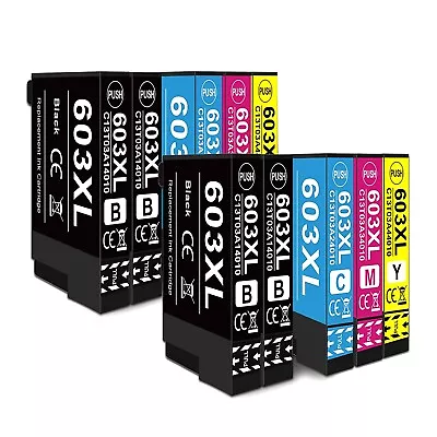 603XL Ink Cartridges Compatible For Epson 603 XL WF-2830 XP-4100 XP-2100 XP-3100 • £11.49