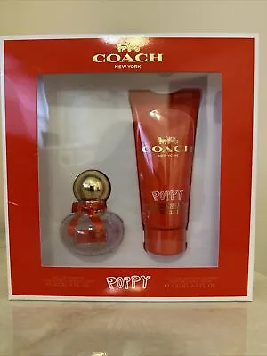 Coach Poppy 2 Pc Gift Set For Women - 1 Oz Eau De Parfum And 3.3 Oz Body Lotion • $47.50