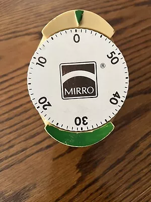 Vintage MIRRO 60 Min Kitchen Timer Bell Harvest Gold Retro Kitchen Gadget Flaw • $7